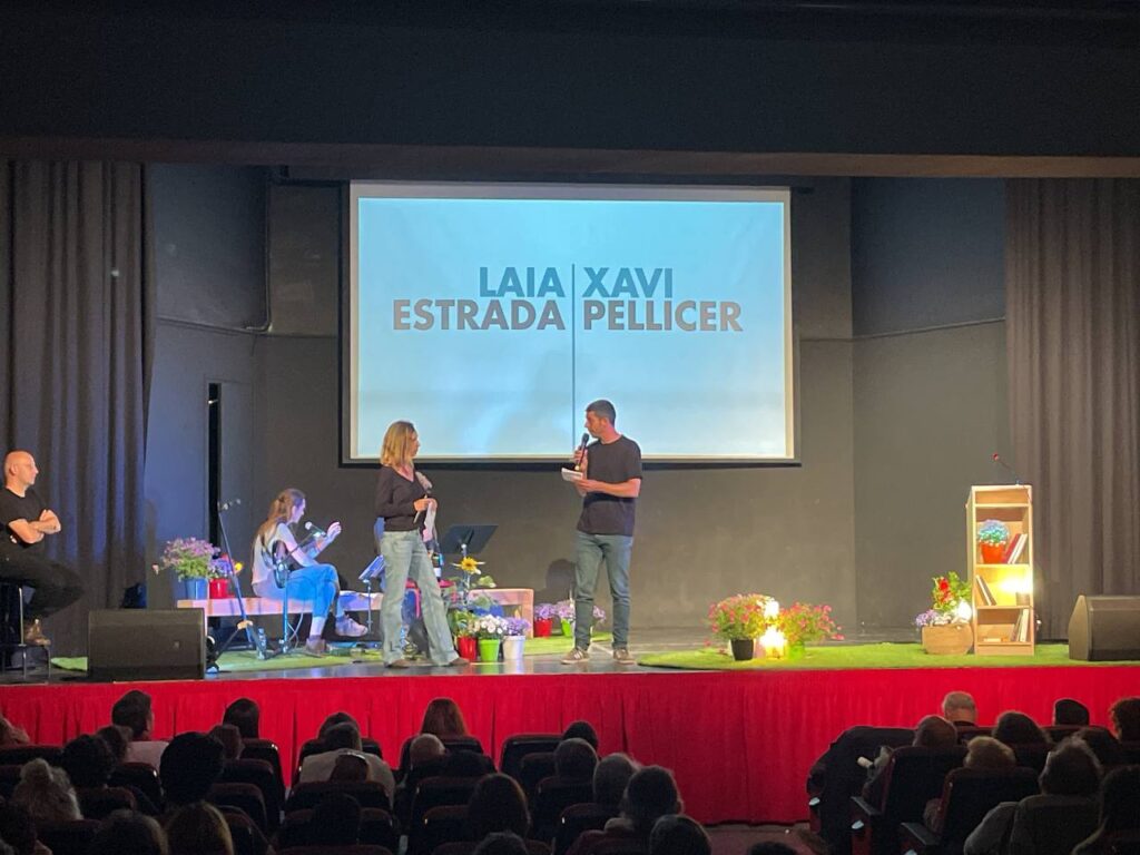 Els diputats, Laia Estrada i Xavier Pellicer, a l'acte de la Crida per Sabadell
